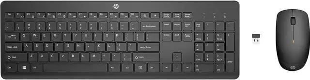 Alt view image 6 of 14 - HP 230 Wireless Mouse and Keyboard Combo 18H24AAABA