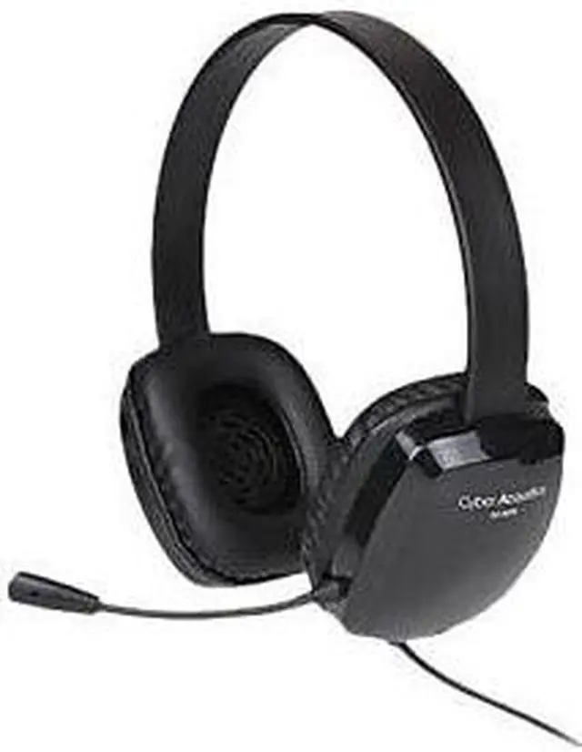 Alt view image 14 of 15 - Cyber Acoustics AC-6008 3.5mm Connector Circumaural Stereo Headset w/ Single Plug