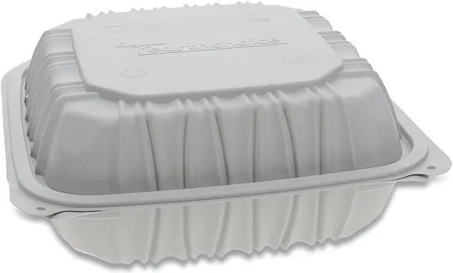 Main image of Pactiv Corporation Pactiv Evergreen Vented Microwavable Hinged-Lid Takeout