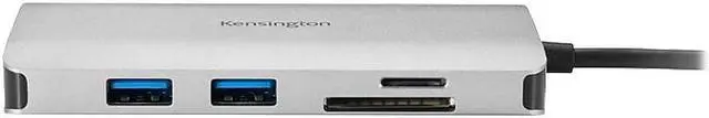 Alt view image 13 of 20 - Kensington 5-Port USB Type C Mobile Driverless Hub - Black, Silver