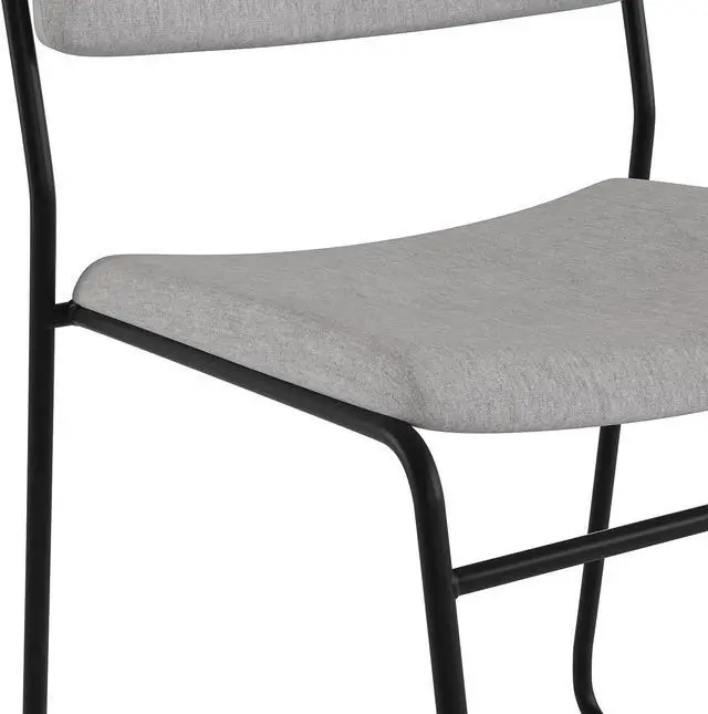 Alt view image 12 of 13 - Industrial Stool, 24", Brown/Gray Seat