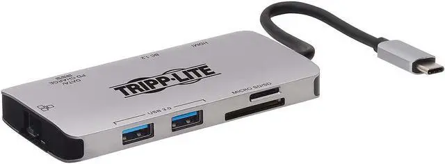 Alt view image 12 of 20 - USB C DOCKING STATION 4K USB