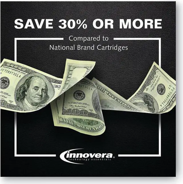 Alt view image 2 of 7 - Innovera ufactured Black Ink Replacement for 972 (F6T80AN) 3500 Page-Yield