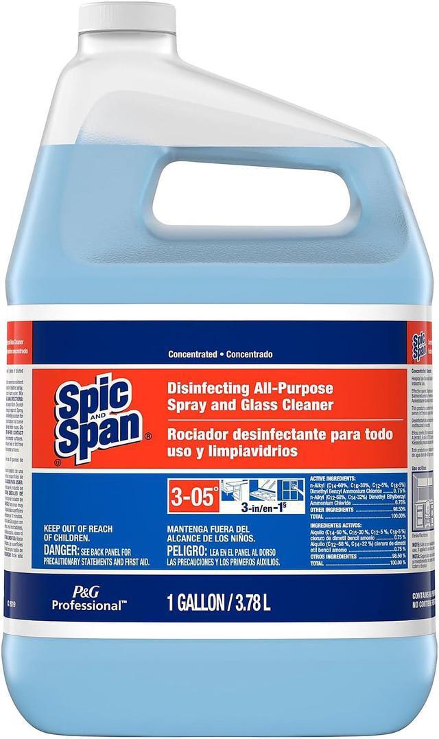 Alt view image 2 of 5 - Spic and Span 32538, Disinfecting All-Purpose Spray and Glass Cleaner, Concentrated, 1gal