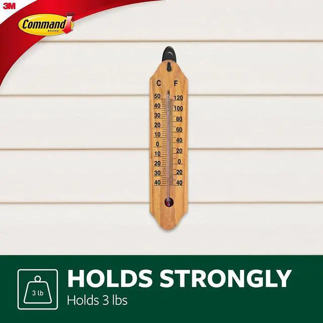 Alt view image 12 of 15 - Command All Weather Hooks and Strips Plastic Medium 2 Hooks & 4 Strips/Pack