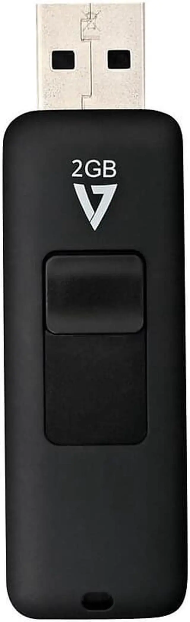 Alt view image 12 of 16 - V7 MEMORY VF22GAR-3N 2GB FLASH DRIVE USB 2.0 BLACK