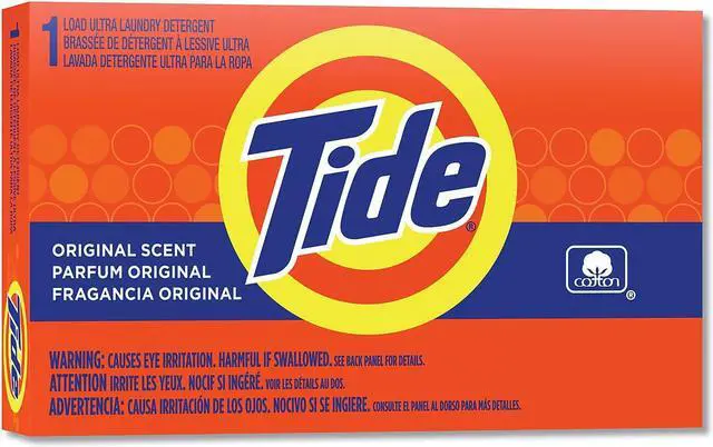 Alt view image 3 of 7 - Tide Vending-Design Powder Laundry Detergent 1.5 oz. 156/Carton 49340