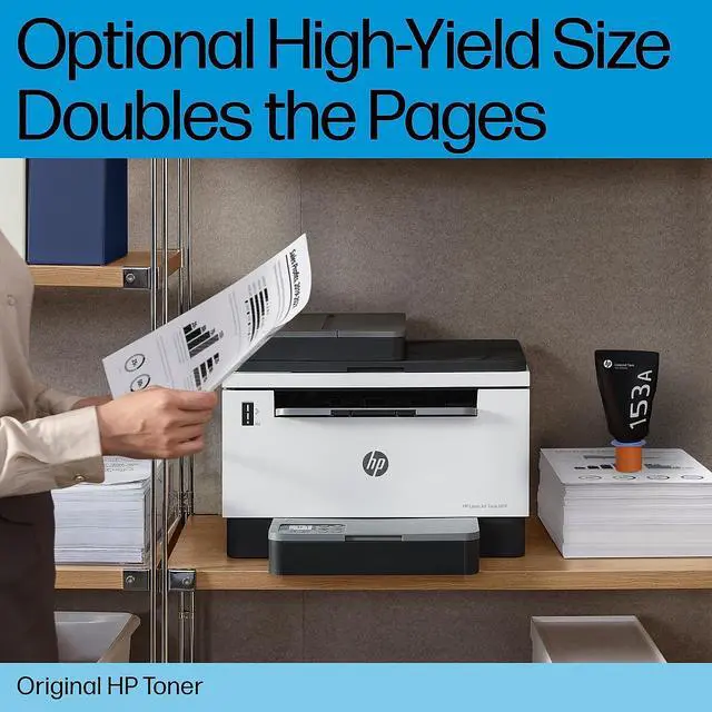 Alt view image 6 of 15 - HP 153A Black Original LaserJet Tank Toner Reload Kit, ~2,500 pages, W1530A