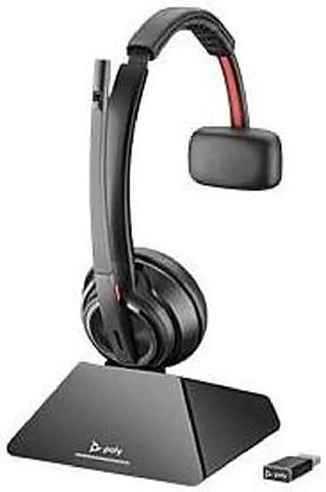 Alt view image 5 of 6 - PLANTRONICS 209213-01 Savi 8210 UC, S8210 C USB-A, D200 USB-A, OTH, MONO, DECT 6.0, NA