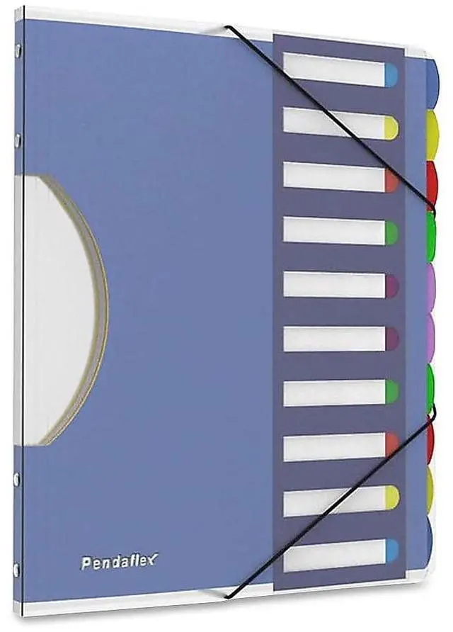 Alt view image 2 of 11 - TOPS Project Sorter w/ Elastic Tie 11-3/4"x7/8"x10" Multicolor 50995