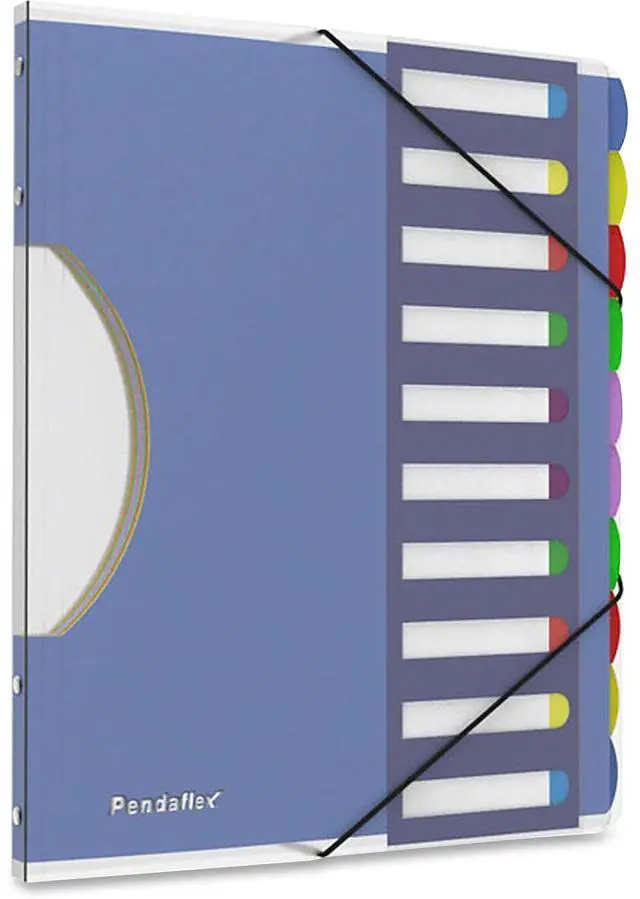 Main image of TOPS Project Sorter w/ Elastic Tie 11-3/4"x7/8"x10" Multicolor 50995