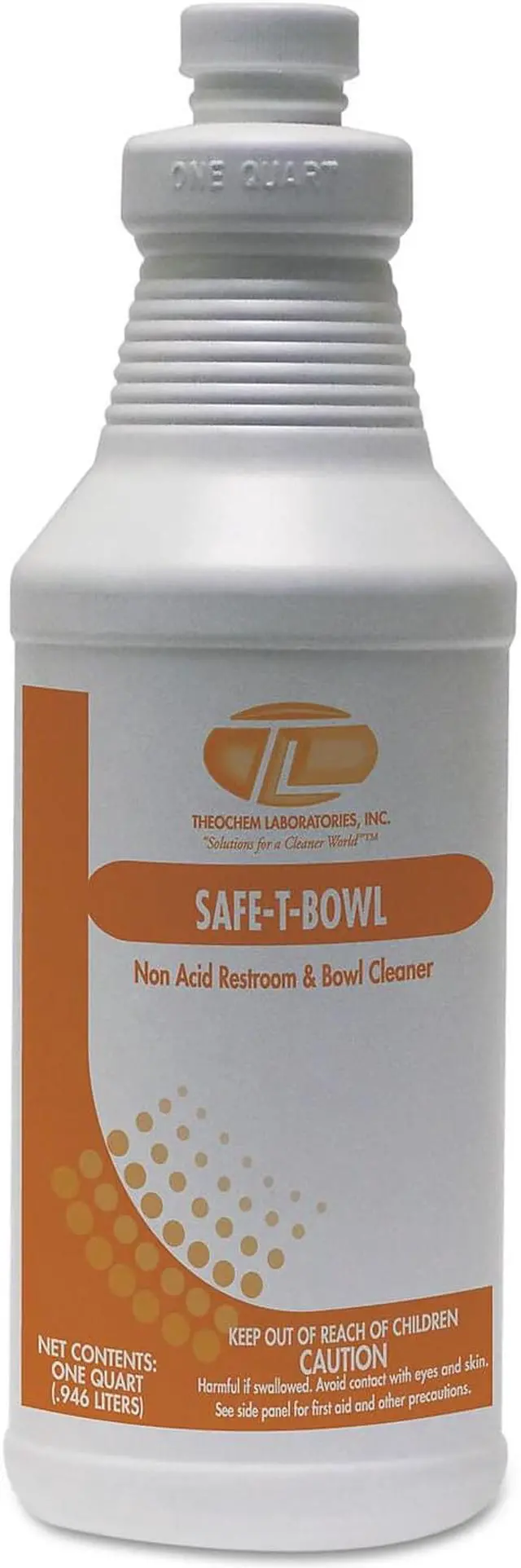 Alt view image 3 of 3 - Safe-T-Bowl Liquid Toilet Bowl Cleaner, 32oz, Bottle, 12/carton