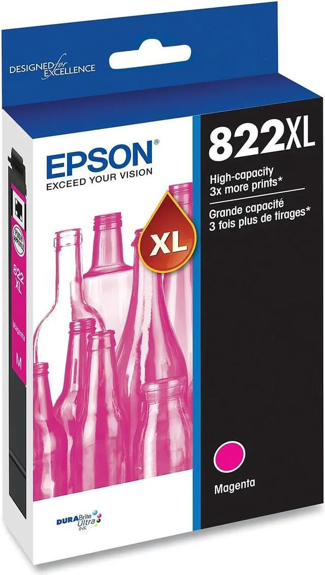 Alt view image 5 of 5 - Epson T822 Original Ink Cartridge Magenta T822XL320S