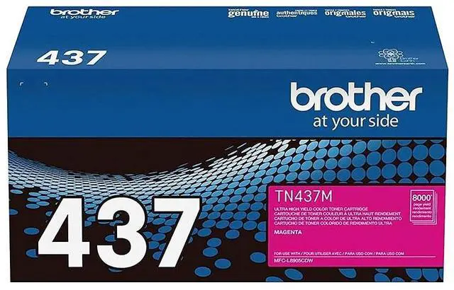 Alt view image 7 of 7 - Brother TN437M Ultra High-Yield Toner 8000 Page-Yield Magenta
