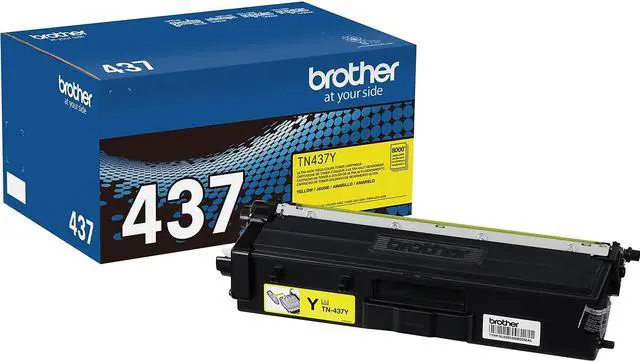 Alt view image 6 of 7 - Brother TN437Y Ultra High-Yield Toner 8000 Page-Yield Yellow