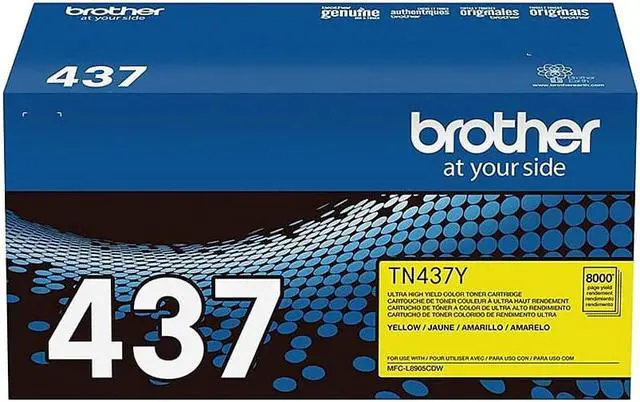 Alt view image 7 of 7 - Brother TN437Y Ultra High-Yield Toner 8000 Page-Yield Yellow