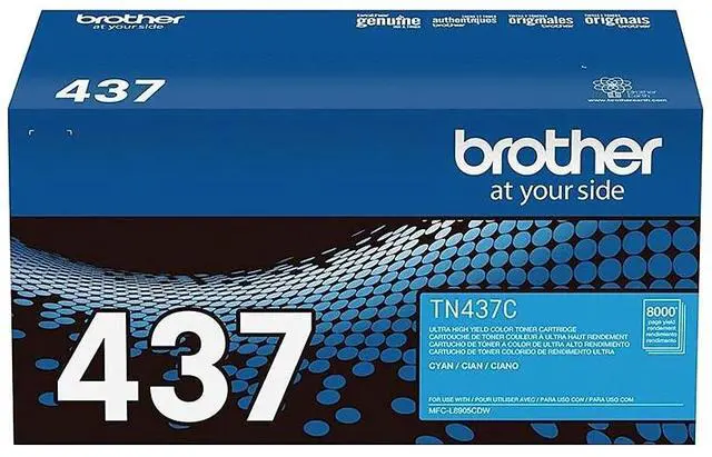 Alt view image 7 of 7 - Brother TN437C Ultra High-Yield Toner 8000 Page-Yield Cyan