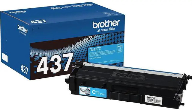 Alt view image 6 of 7 - Brother TN437C Ultra High-Yield Toner 8000 Page-Yield Cyan