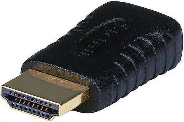 Alt view image 11 of 13 - Monoprice HDMI Connector Male to HDMI Mini Connector Female Adapter