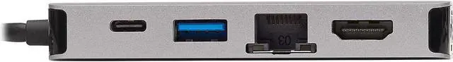 Alt view image 12 of 16 - Tripp Lite - U442-DOCK6-GY - Tripp Lite USB C Docking Station 4k USB Hub HDMI VGA Gbe PD Charging Gray - for