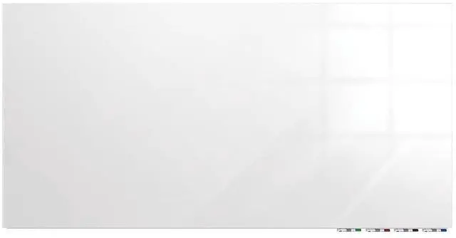 Alt view image 2 of 5 - Ghent ARIASM23WH Aria Low-Profile Frameless Magnetic Glassboard - 36" x 24" - White Surface