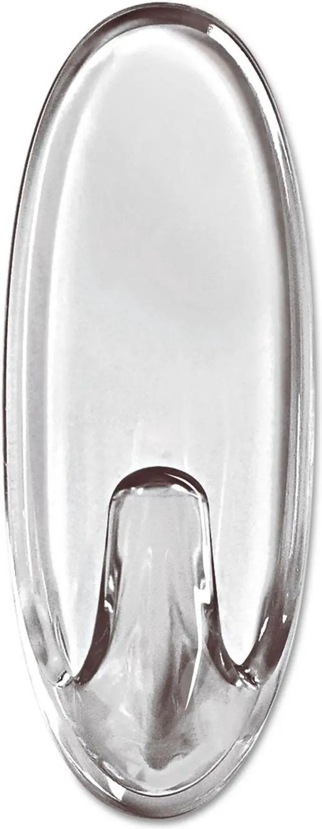 Alt view image 13 of 17 - 3M Command Clear Adhesive Hook (6-Pack) 17091CLR-6ES