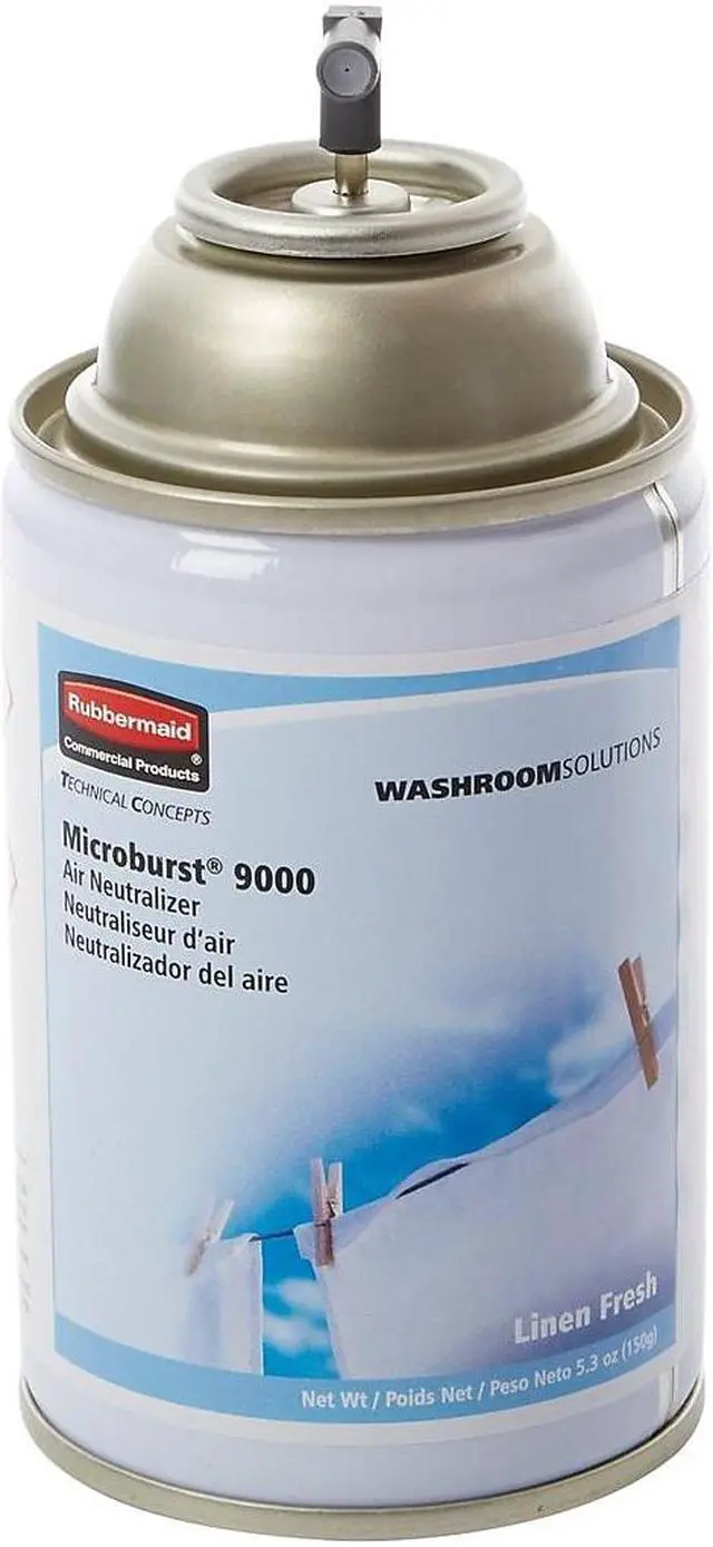 Alt view image 10 of 10 - RUBBERMAID FG4012441 Air Freshener Refill,Linen Fresh,PK4