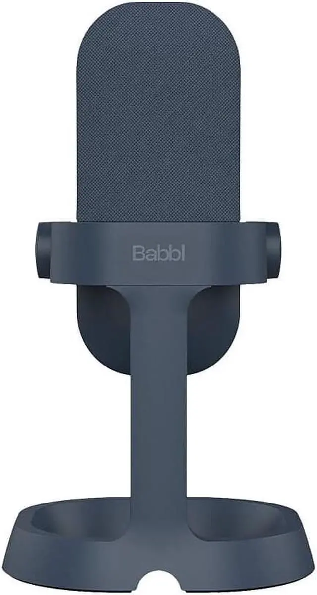 Alt view image 11 of 14 - Babbl USB-C Plug and Play Microphone for Podcast, Streaming, Gaming, Vlogging & Recording on PC and Mac - Serene Blue