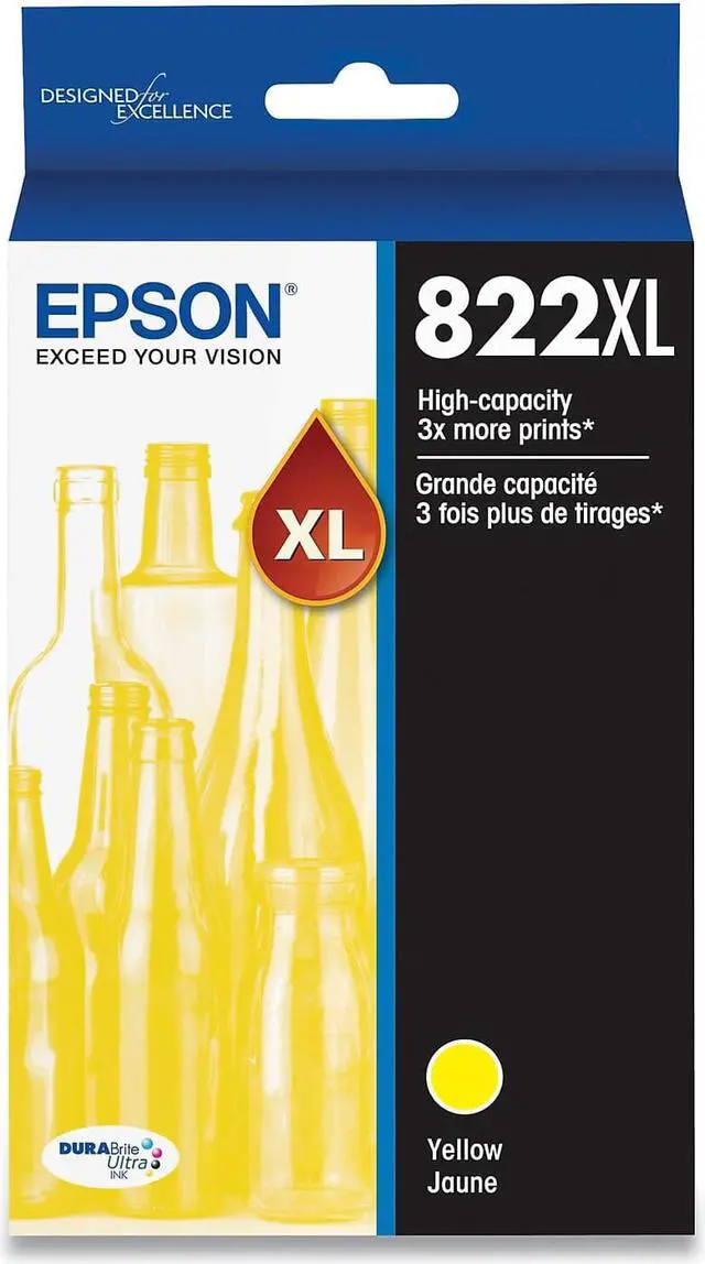 Alt view image 3 of 4 - Epson T822 Original Ink Cartridge Yellow T822XL420S