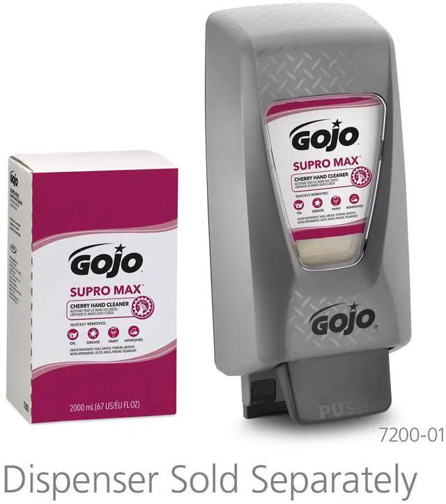 Alt view image 17 of 19 - GOJO® SUPRO MAX™ Cherry Hand Cleaner 2000 mL Refill for GOJO® PRO™ TDX™ Dispenser   1 each