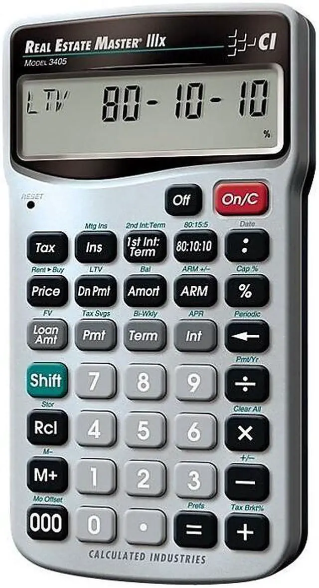 Alt view image 12 of 12 - Calculated Industries Real Estate Master 3405