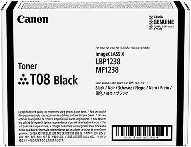 Main image of Canon T08 Black Toner Cartridge (3010C005AA)