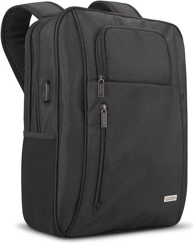 Alt view image 6 of 11 - CODi Magna 17.3" Exterior USB Port Backpack Black MAG702-4