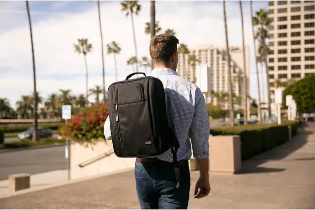 Alt view image 9 of 11 - CODi Magna 17.3" Exterior USB Port Backpack Black MAG702-4