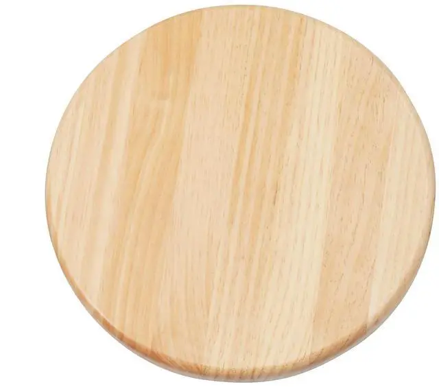 Alt view image 3 of 6 - NPS 6800W10  Height Adjustable Wood Seat Swivel Stool - Supports Up to 300 lb - 19" to 25" Seat Height - Maple Seat/Black Base