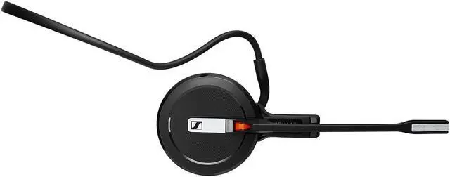 Alt view image 17 of 20 - EPOS IMPACT SDW 5016 1000621 Single-Sided Wireless DECT Headset for Desk Phone Softphone/PC& Mobile Phone Connection Dual Microphone Ultra Noise-Canceling, Black, 3 inches