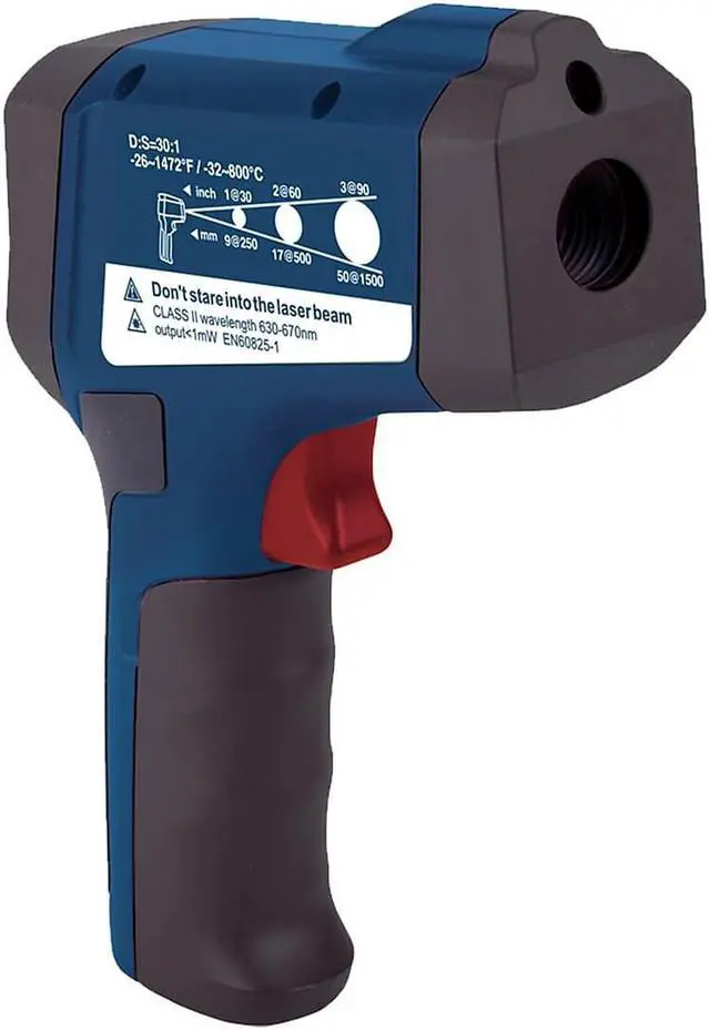 Alt view image 4 of 7 - REED Instruments R2320 Infrared Thermometer, 30:1, 1472°F (800°C)