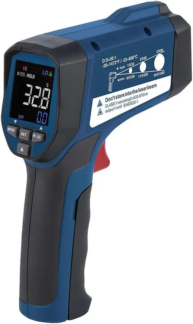 Alt view image 2 of 7 - REED Instruments R2320 Infrared Thermometer, 30:1, 1472°F (800°C)