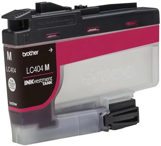 Alt view image 5 of 10 - Brother LC404MS INKvestment Ink 750 Page-Yield Magenta