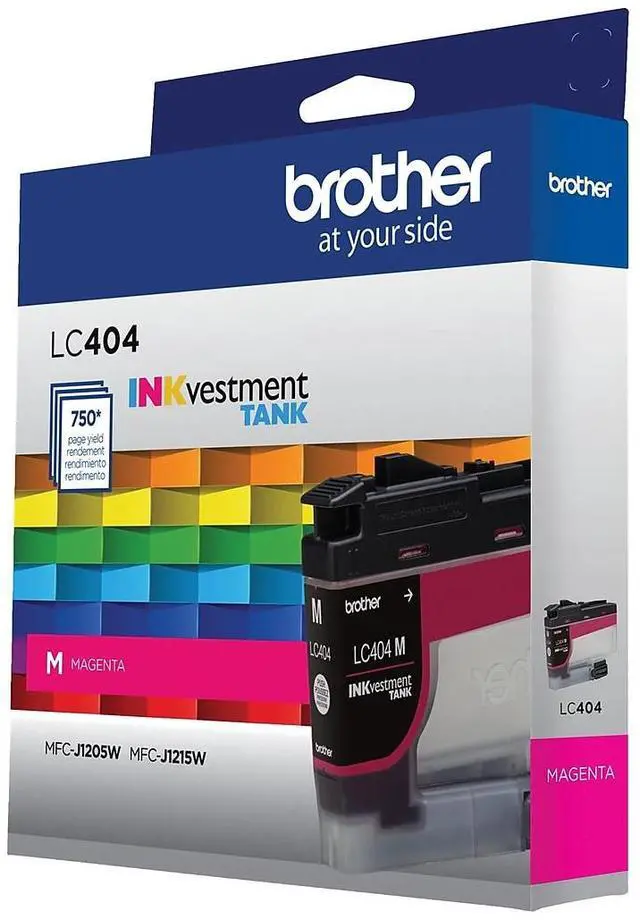 Alt view image 8 of 10 - Brother LC404MS INKvestment Ink 750 Page-Yield Magenta