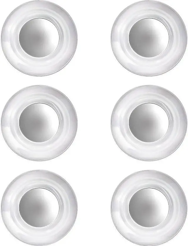 Alt view image 14 of 14 - Quartet Glass Magnets, Large, 0.45" Dia, Clear, 6/Pack 85391