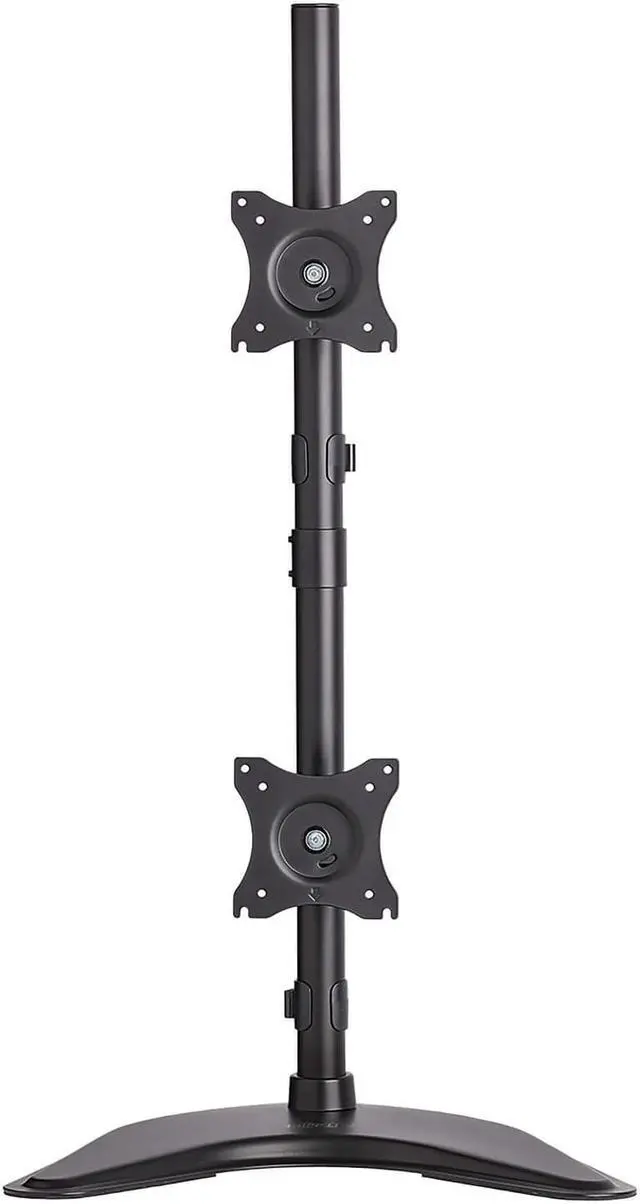 Alt view image 15 of 20 - Tripp Lite Dual Vertical Flat-Screen Desk Stand/Clamp Mount, 15" to 27" Displays