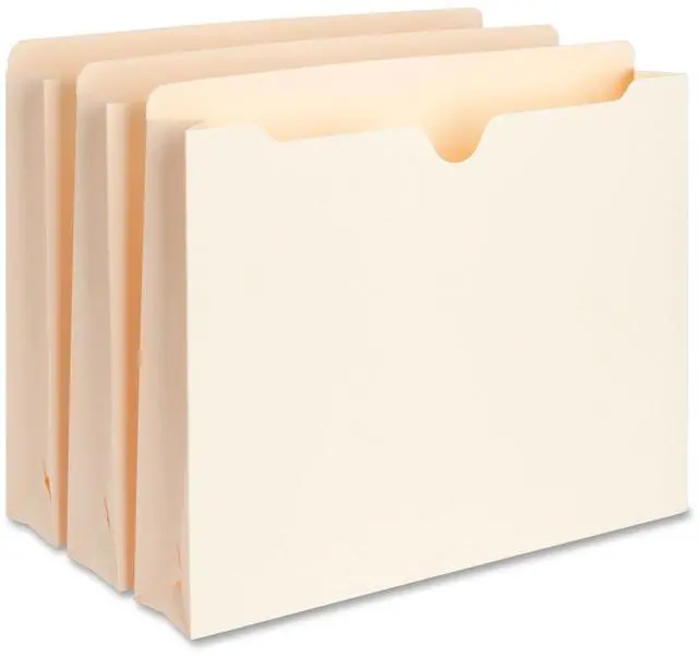 Main image of Business Source Filing Jackets 2" Exp 400 Cap. Letter 50/BX Manila 65799