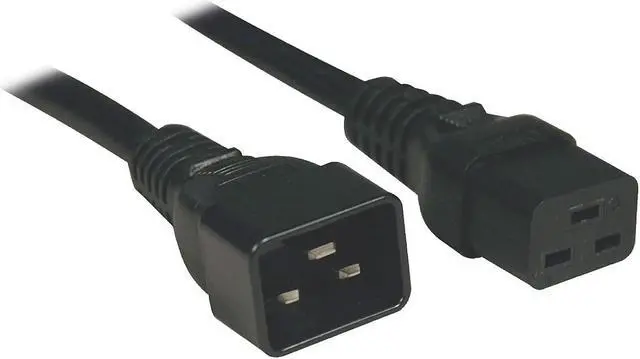 Alt view image 10 of 20 - Tripp Lite Heavy-Duty Power Extension Cord, 15A, 14 AWG (IEC-320-C19 to IEC-320-C20), 3 ft. (1 m) (P036-003-15A)