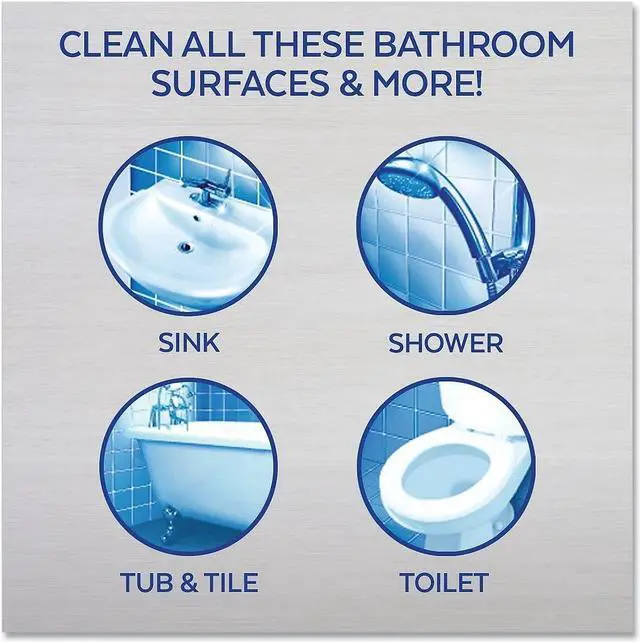 Alt view image 6 of 7 - LYSOL Brand Disinfectant Bathroom Cleaners Liquid Atlantic Fresh 22 oz Trigger Spray Bottle 6/Carton 90036CT