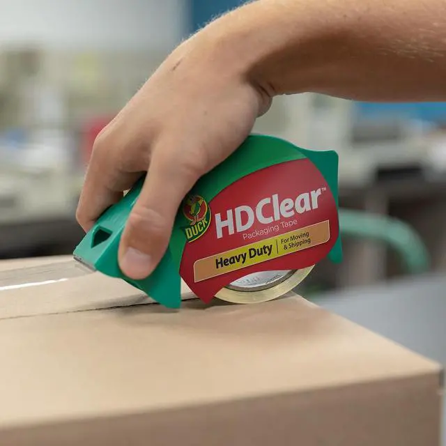Alt view image 9 of 11 - Duck Heavy-Duty Carton Packaging Tape 1.88" x 110 yards Clear 6/Pack 299016 - OEM