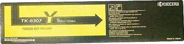Alt view image 13 of 15 - Kyocera Original Toner Cartridge - Laser - 15000 Pages - Yellow - 1 Each