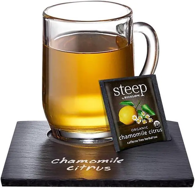 Alt view image 11 of 11 - Bigelow Steep Tea, Chamomile Citrus Herbal, 1 Oz Tea Bag, 20/Box 17707