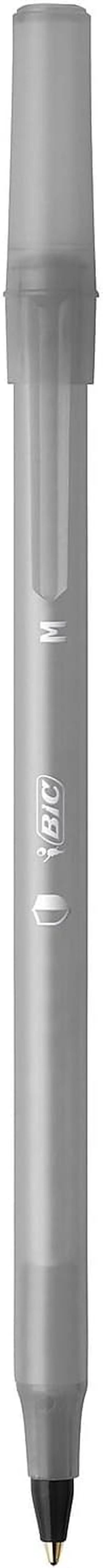 Alt view image 7 of 8 - Bic PrevaGuard Ballpoint Stick Pen, Bk Ink/Bk  Barrel, 1 mm, Dozen (BICGSAM11BK)