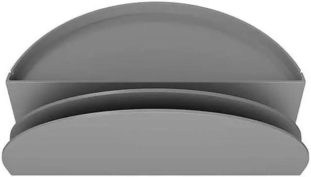 Alt view image 4 of 7 - Deflect-O Standing Desk Plastic File Organizer Gray (400003)